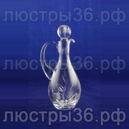 Графин д.вина с руч.,0.5л,900/43-цветок арт.6207